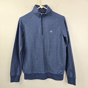Travis Mathew Long Sleeve 1/4 Zip 2 Pocket Pullover Small